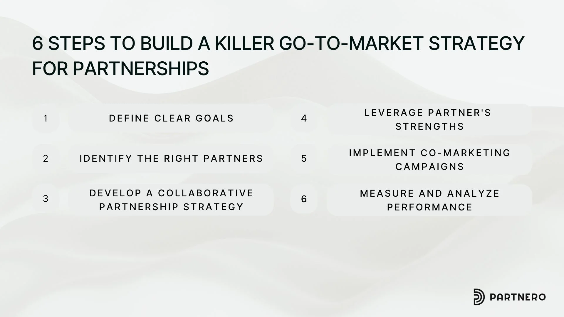 Steps to Build a Killer Go-To-Market Strategy for Partnerships