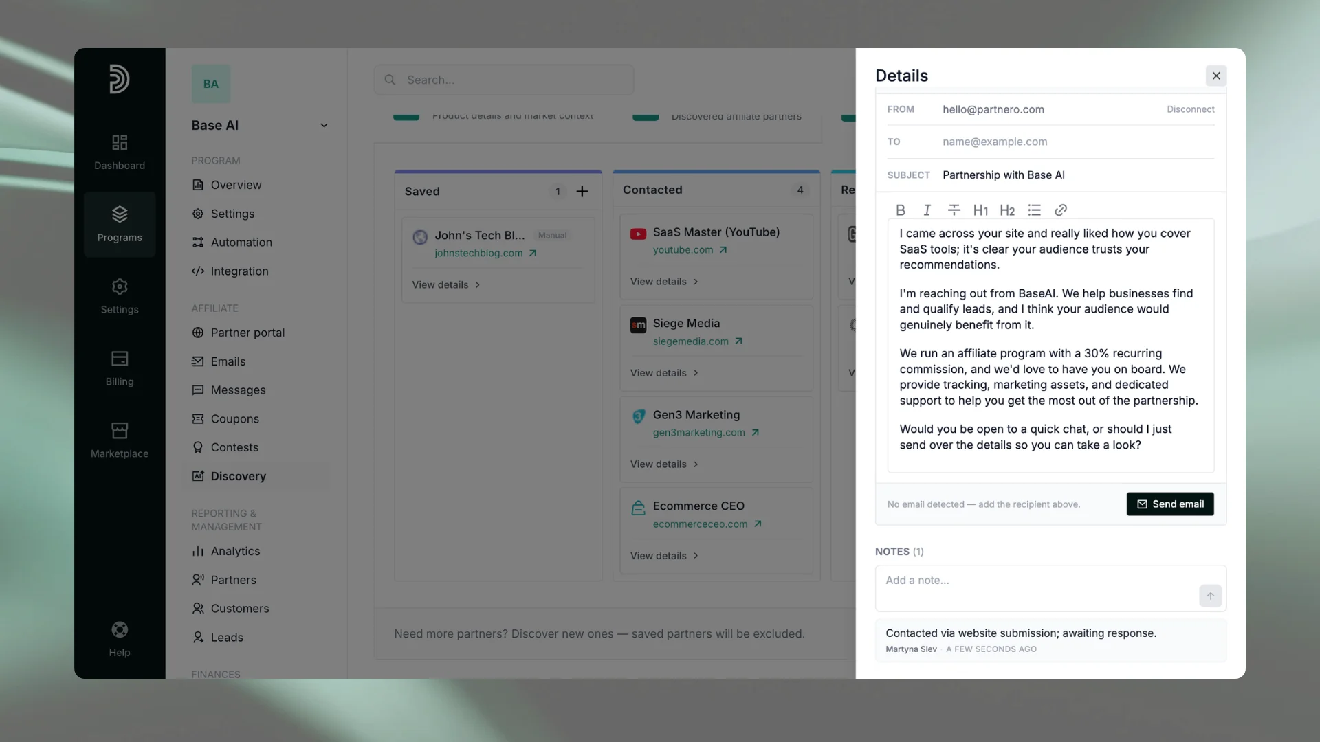 discovery pipeline - notes