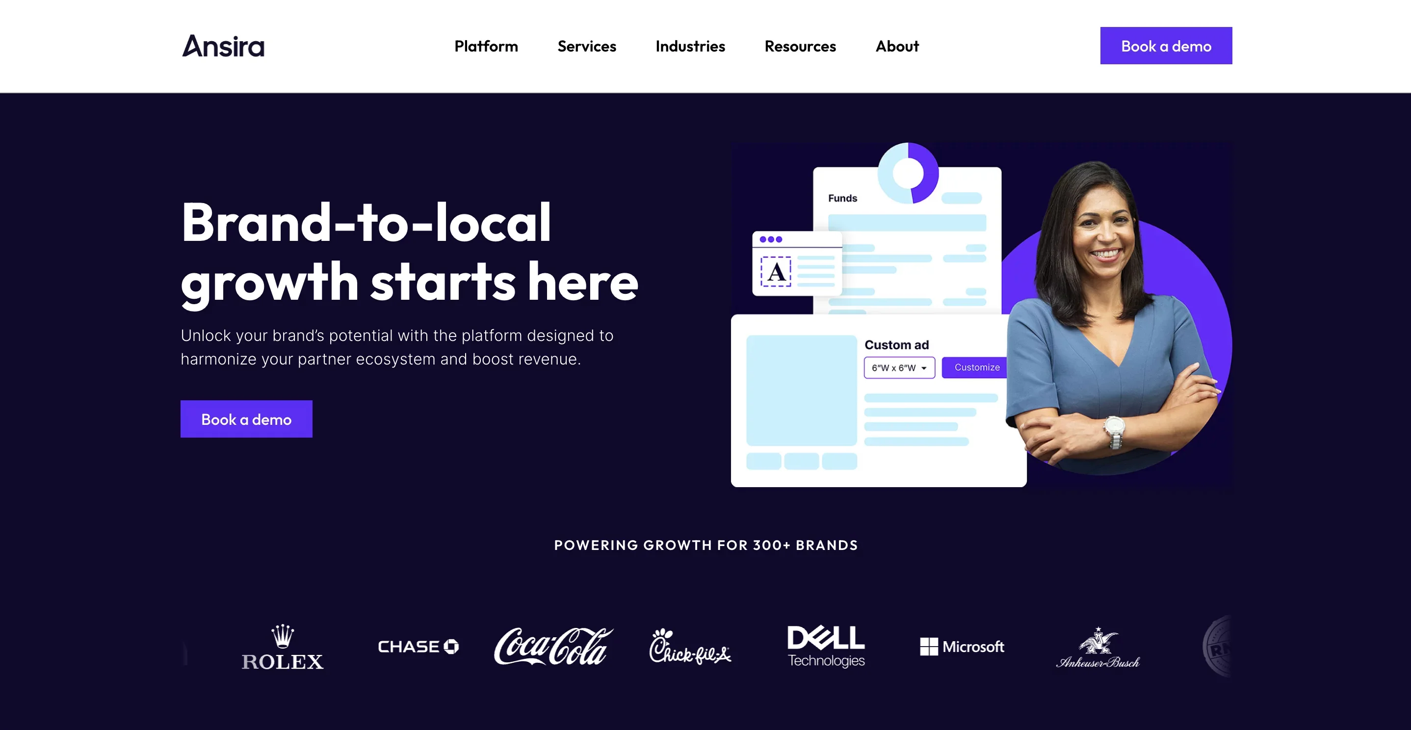 Ansira’s homepage