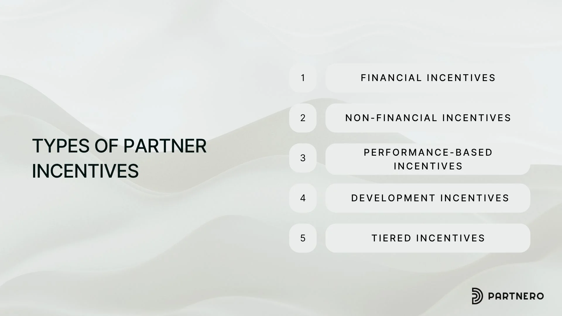 five types of partner incentives